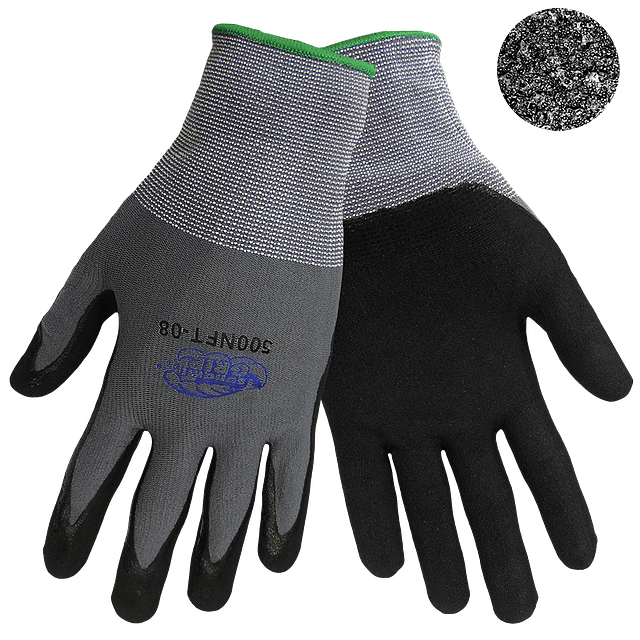 Tsunami Grip 500NFT Grey Nitrile Gloves