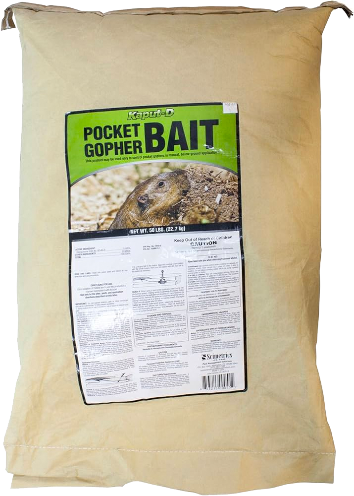 Kaput-D Pocket Gopher Wheat Bait