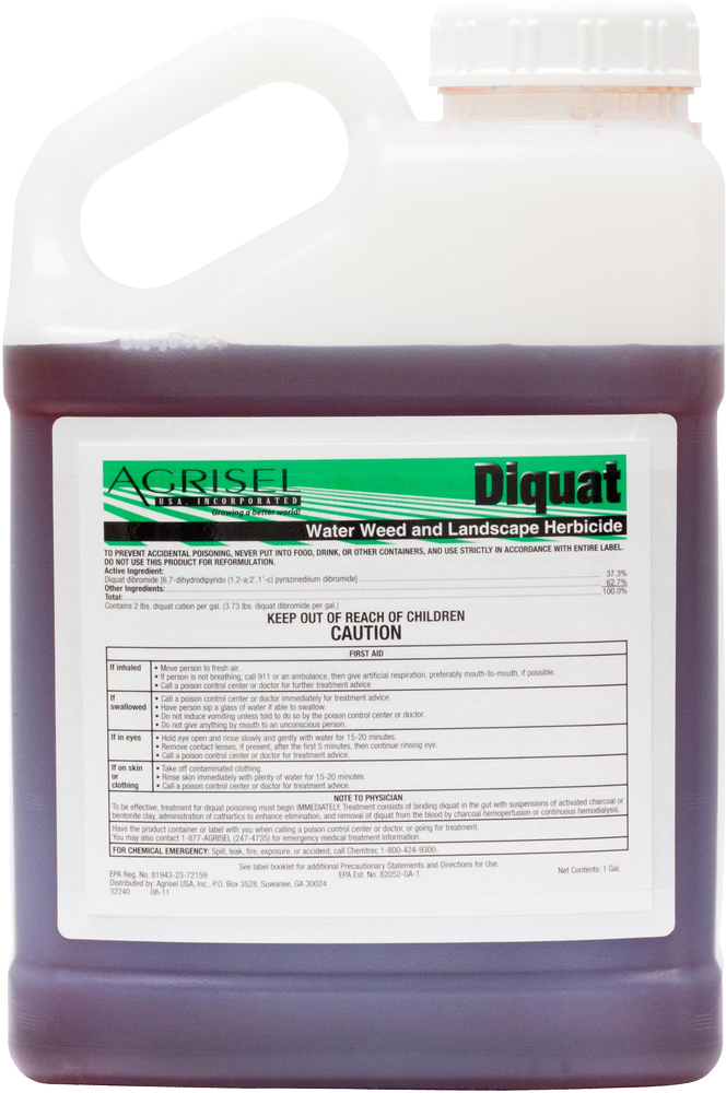 Diquat Water - Landscape & Aquatic Weed Killer - 1 Gallon