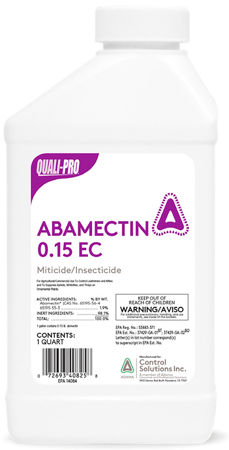 Abamectin 0.15 EC Insecticide & Miticide