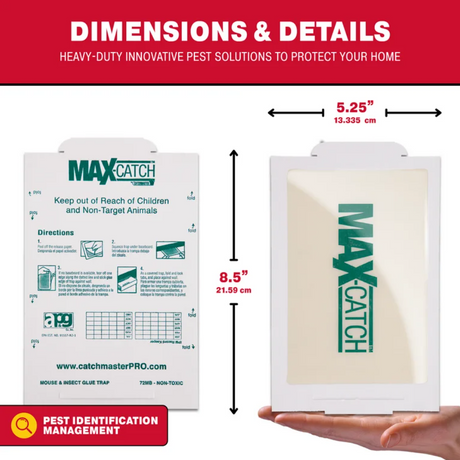 Catchmaster 72MAX Mouse Glue Board - 72 Boards