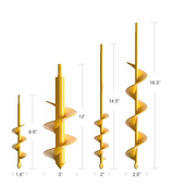 Garden Auger Drill Bit for Planting - Pack of (4)