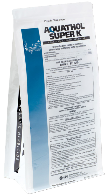 Aquathol Super K Granular Aquatic Herbicide bag