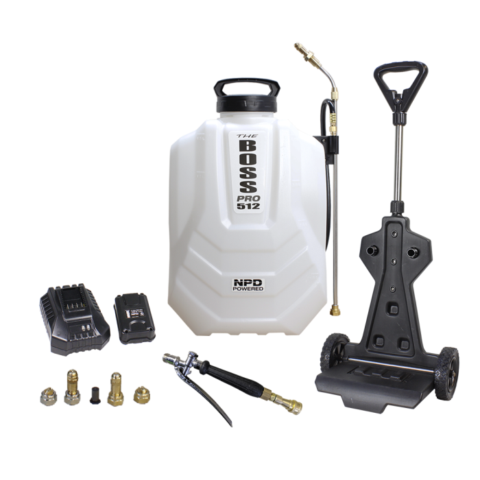 BOSS PRO-512MC 4 Gallon - Interior-Exterior Spray Applicator with Mobile Cart