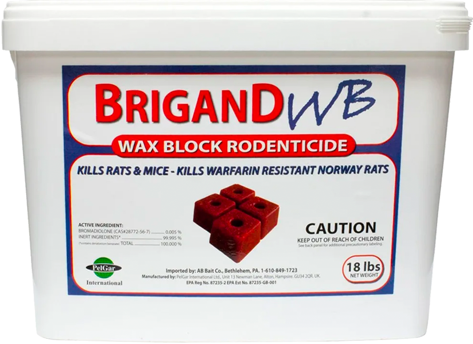 Brigand WB Wax Block Rodenticide