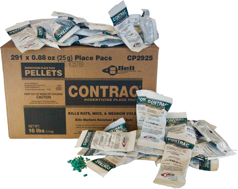 Contrac Rodenticide Place Pacs - 291 x 25 g