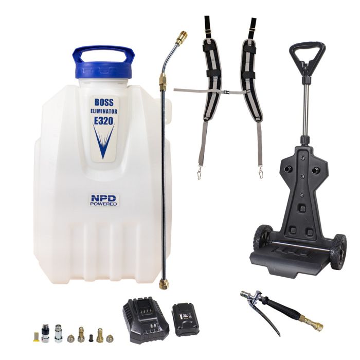 Boss Eliminator E-320-MC 2.5 Gallon - Pest Control & Mosquito Applicator with Mobile Cart