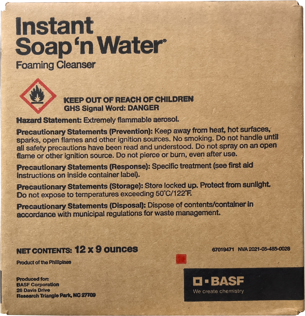 Instant Soap ‘n Water Foaming Cleanser