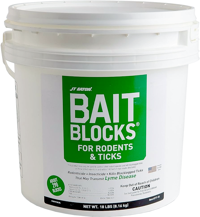 Bait Blocks For Rodents Ticks