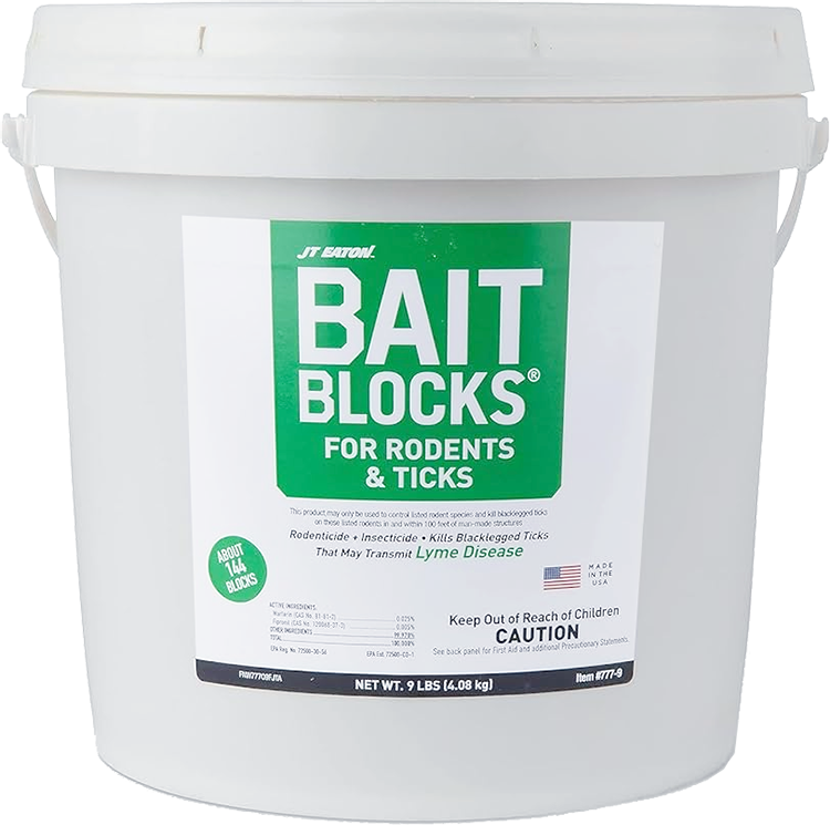 Bait Blocks For Rodents Ticks