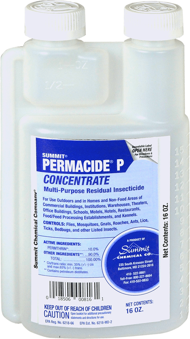 Summit Permacide P Concentrate bottle