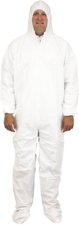 Permagard Coverall with Attached Hood & Boots