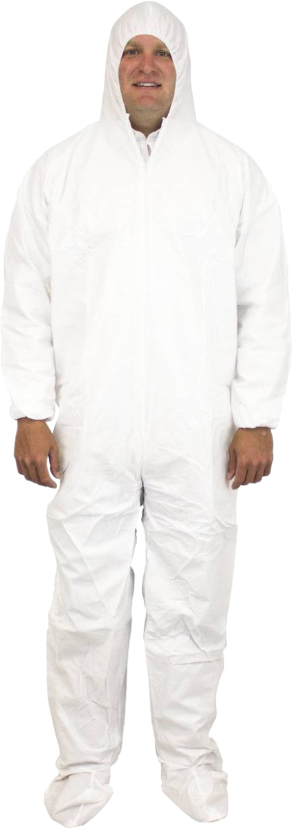 Permagard Coverall with Attached Hood & Boots