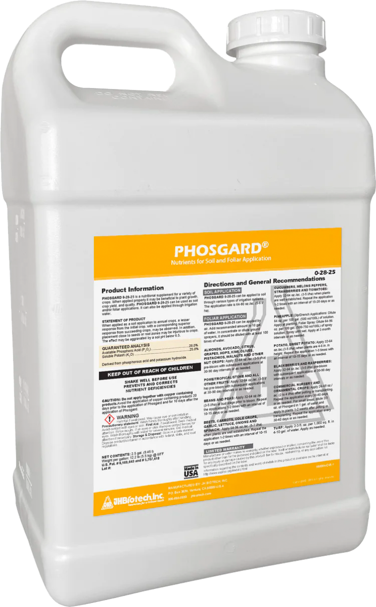 SaferGro Phosgard 0-28-25 Plant Nutrients jug