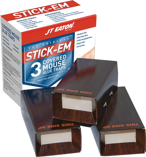 Stick-Em Covered Mouse Glue Trap