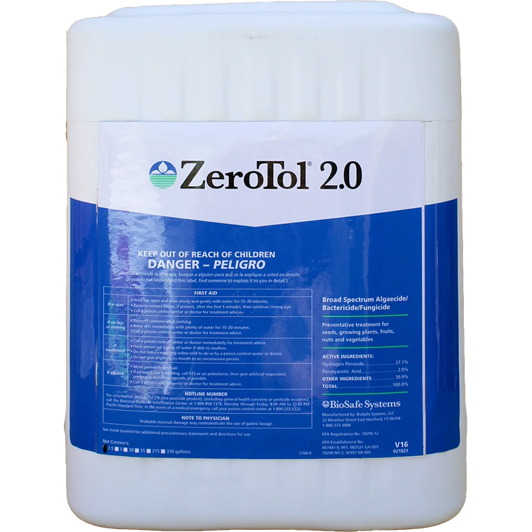 ZeroTol 2.0 Fungicide - Bactericide & Algaecide